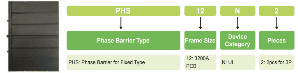 Noark Breaker Phase Barrier Guide