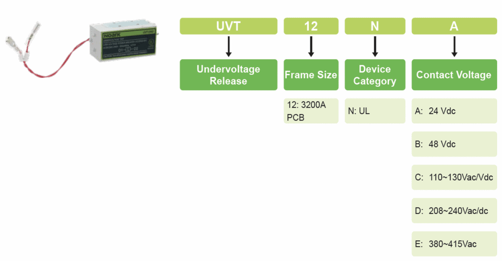 Noark Breaker Undervoltage Release Guide