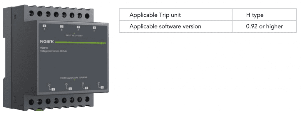 Noark Accessory Breaker Voltage Conversion Module
