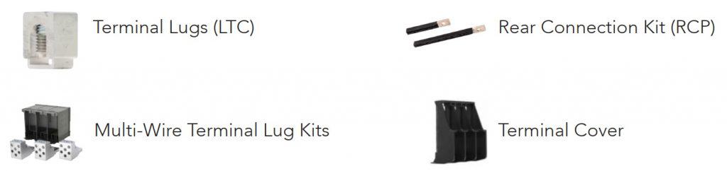 Noark Molded Case Connection Hardware Accessories Labeled