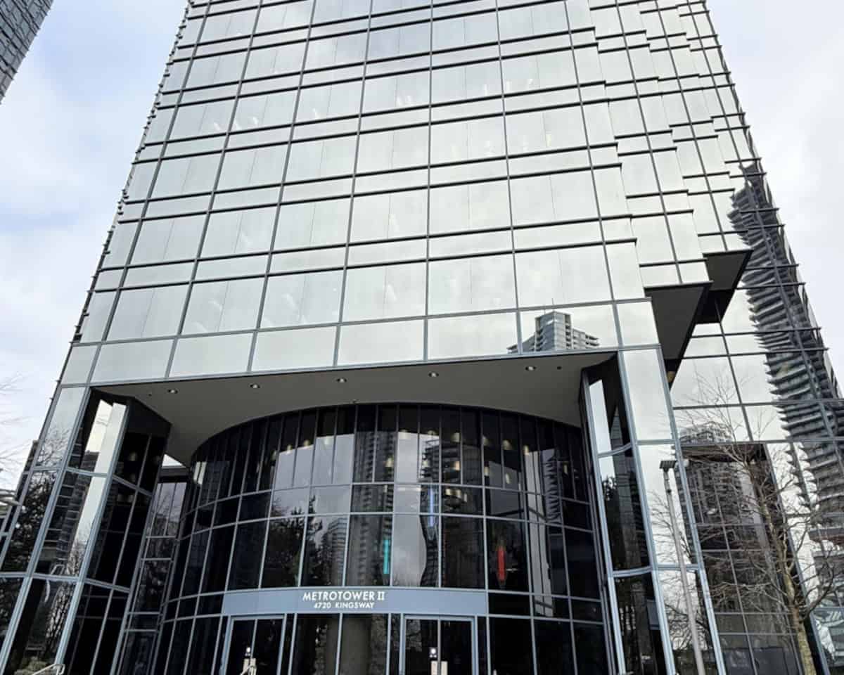 Facade of the building that houses the ETAC Vancouver office